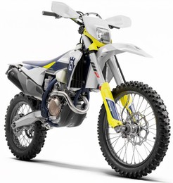 Мотоцикл HUSQVARNA FE 450, Білий із синьо-жовтим