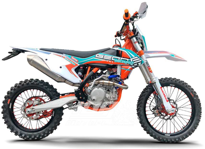 Мотоцикл GEON DAKAR GNX 250 (ENDURO) FACTORY, Бело-оранжевый