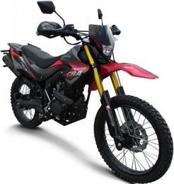 Мотоцикл FORTE FT250GY-CBA, Червоно-чорний