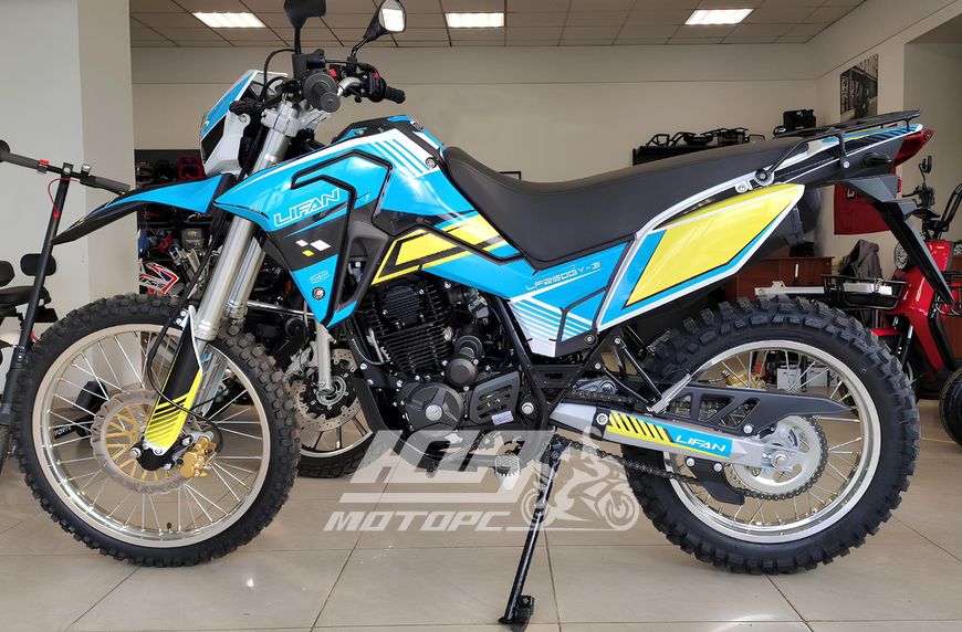 Мотоцикл LIFAN KPX250, Синий с желтым