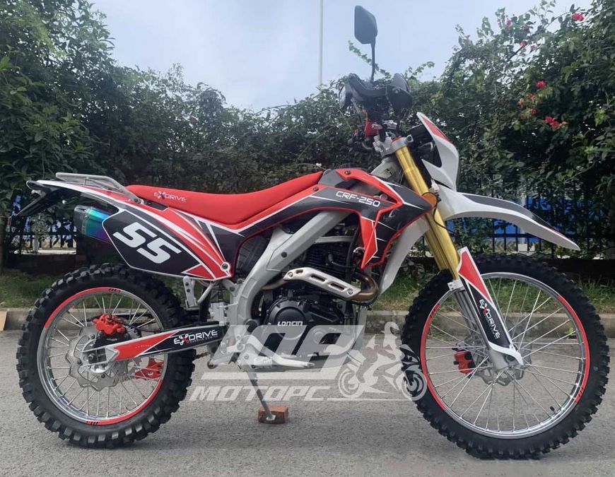 Мотоцикл EXDRIVE CRF 250, Червоний