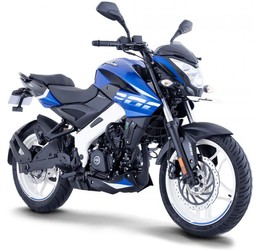 Мотоцикл BAJAJ PULSAR NS 200, Бело-синий