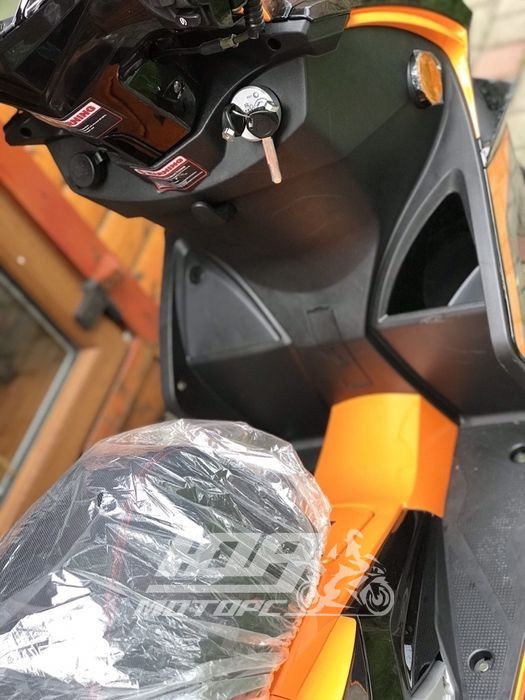 Скутер Forte FANTASY, Черно-оранжевый