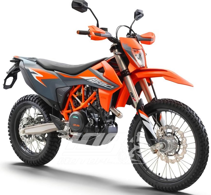 Мотоцикл KTM 690 ENDURO R, Черно-оранжевый