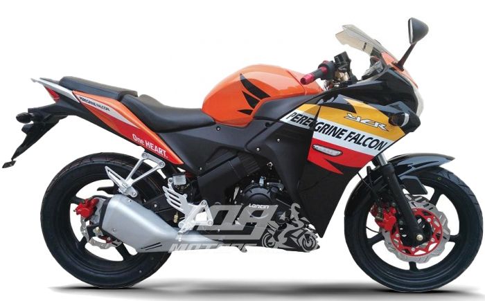 Мотоцикл MOTOLEADER ML250 CBR, Чорно-жовтогарячий