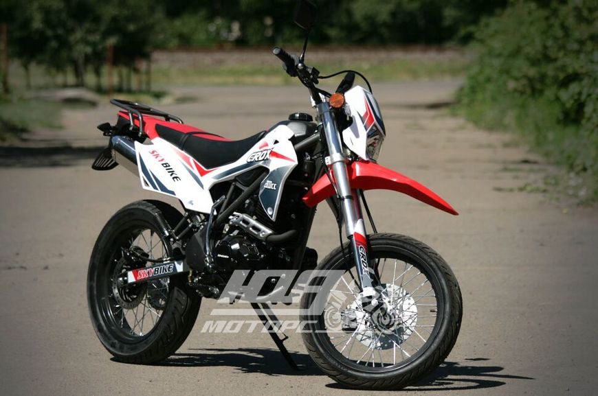 Мотоцикл SKYBIKE CRDX-200 (17/17), Червоний