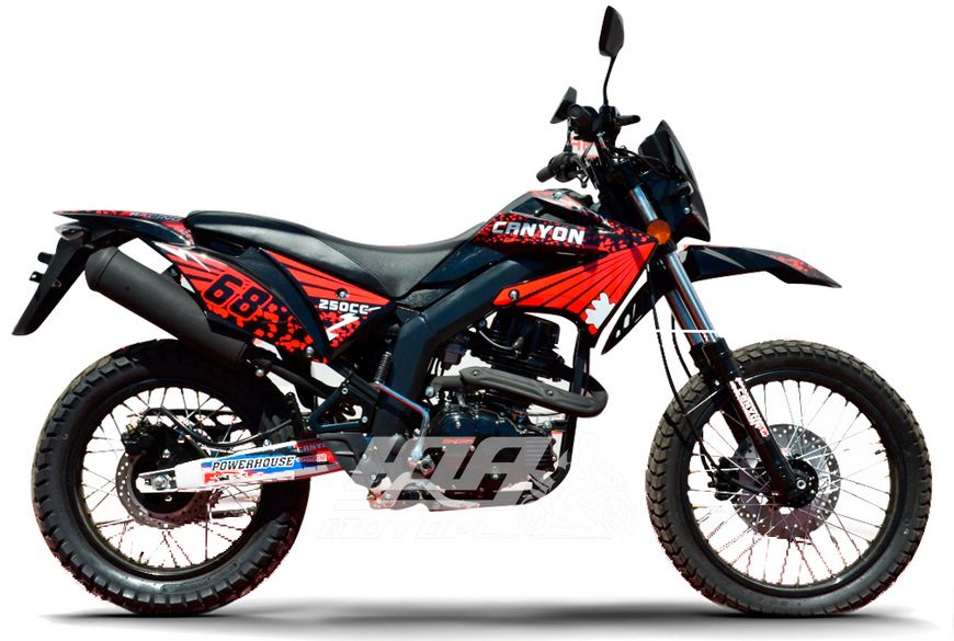 Мотоцикл BASHAN CANYON 250, Червоний