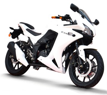 Мотоцикл BASHAN CBR 250, Белый