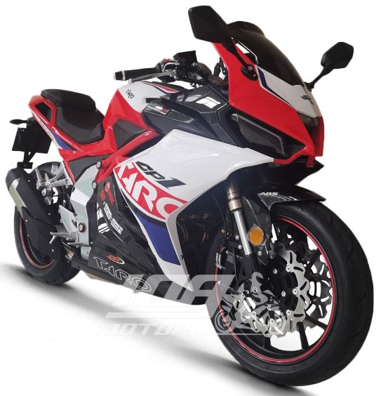 Мотоцикл TARO GP 1400, Красно-белый