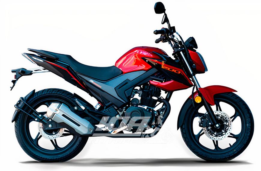 Мотоцикл LIFAN JR200, Черно-красный