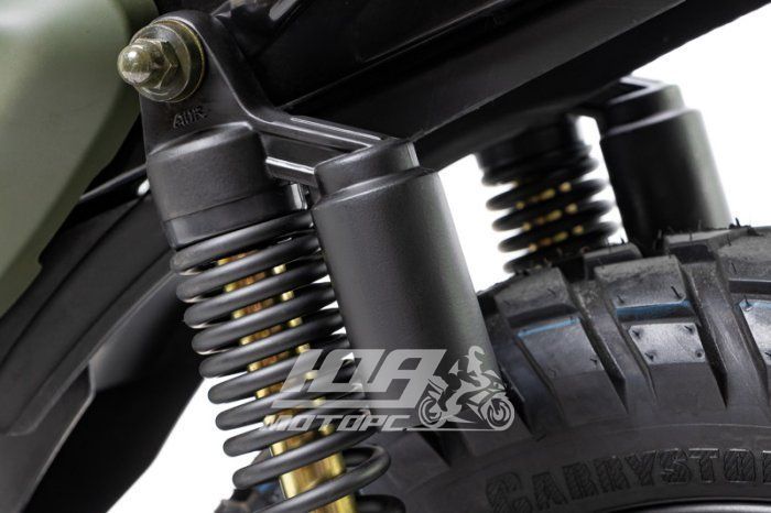 Мотоцикл GEON Scrambler light 200, Зеленый матовый