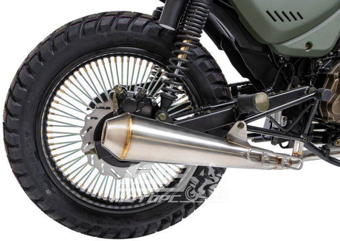 Мотоцикл GEON Scrambler light 200, Зеленый матовый