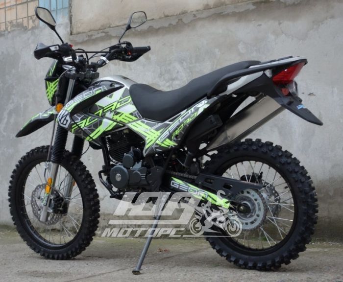 Мотоцикл GEON X-ROAD 250CB PRO, Чорно-зелений