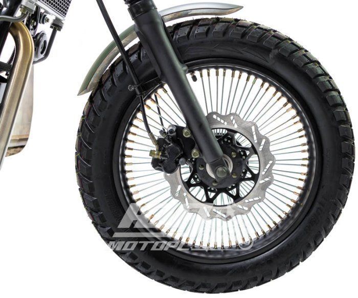 Мотоцикл GEON Scrambler light 200, Зеленый матовый