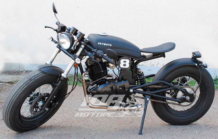 Мотоцикл SKYMOTO DIESEL 250, Чорний