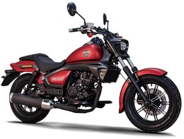 Мотоцикл Lifan K19, черно-бордовый