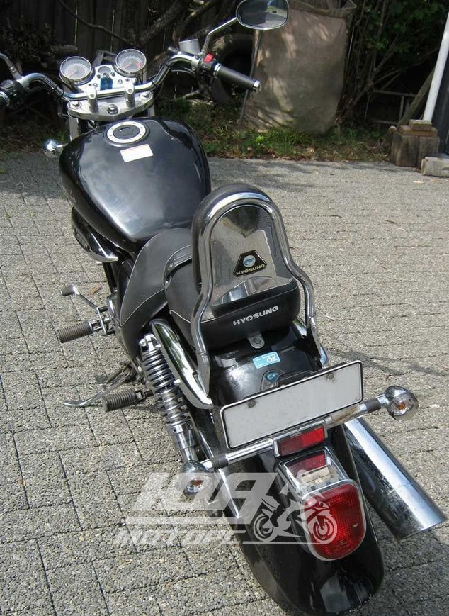 Мотоцикл HYOSUNG 125C (AQUILA), Чорний