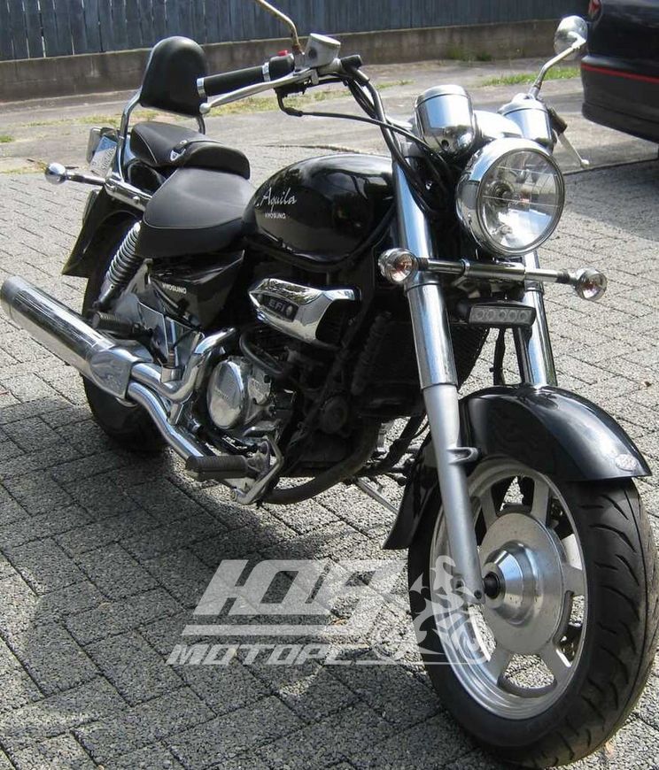Мотоцикл HYOSUNG 125C (AQUILA), Чорний