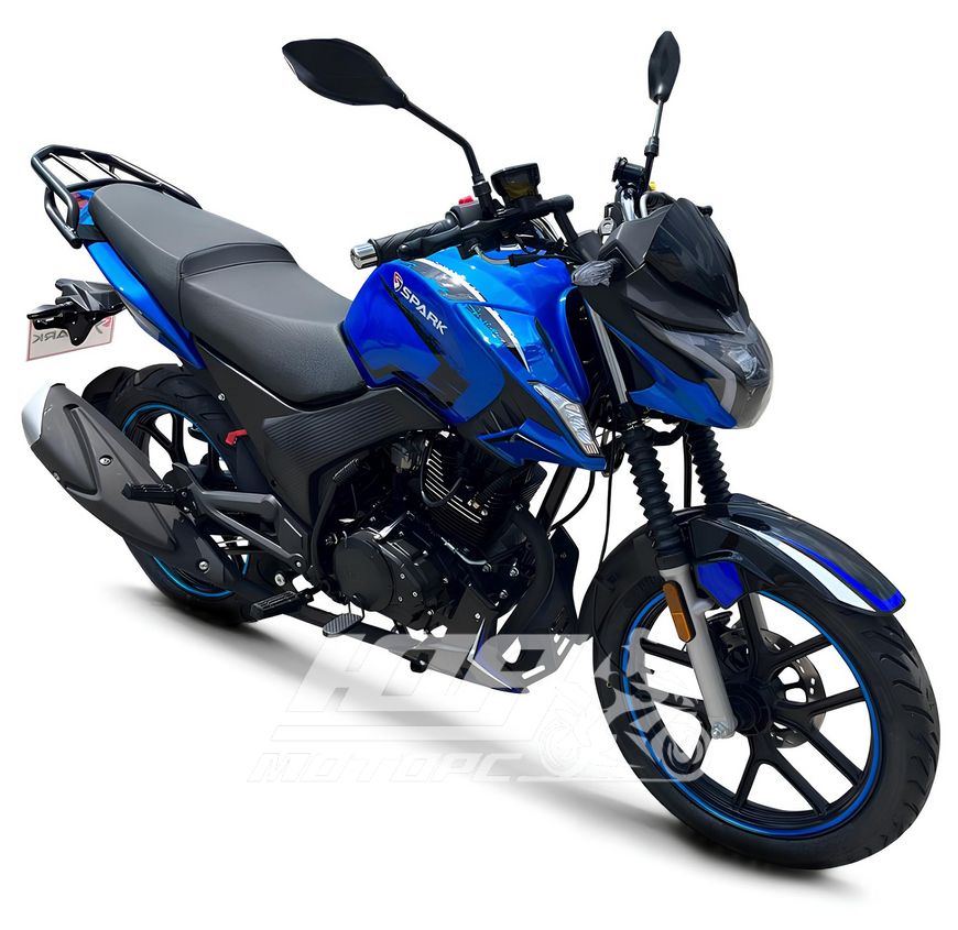 Мотоцикл SPARK SP200R-31, Чорний із синім