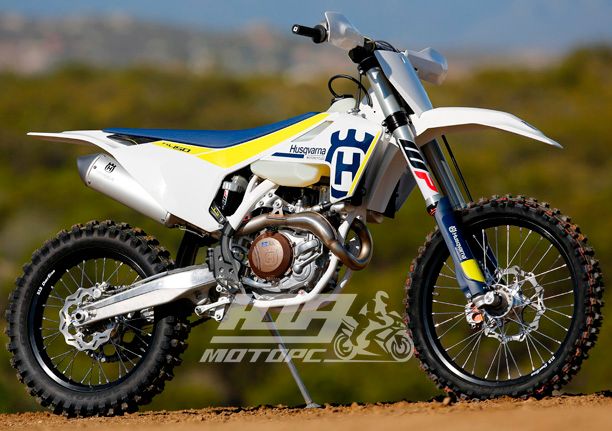 Мотоцикл HUSQVARNA FX 350, Білий із синьо-жовтим