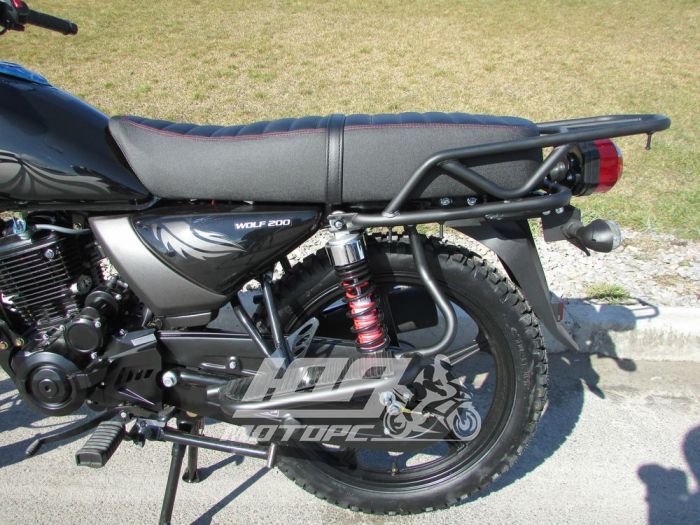 Мотоцикл GEON (HUNTER) WOLF N200, Чорний