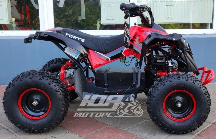 Электроквадроцикл FORTE ATV 1000RB, Красный