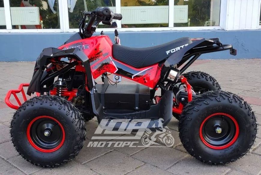 Электроквадроцикл FORTE ATV 1000RB, Красный