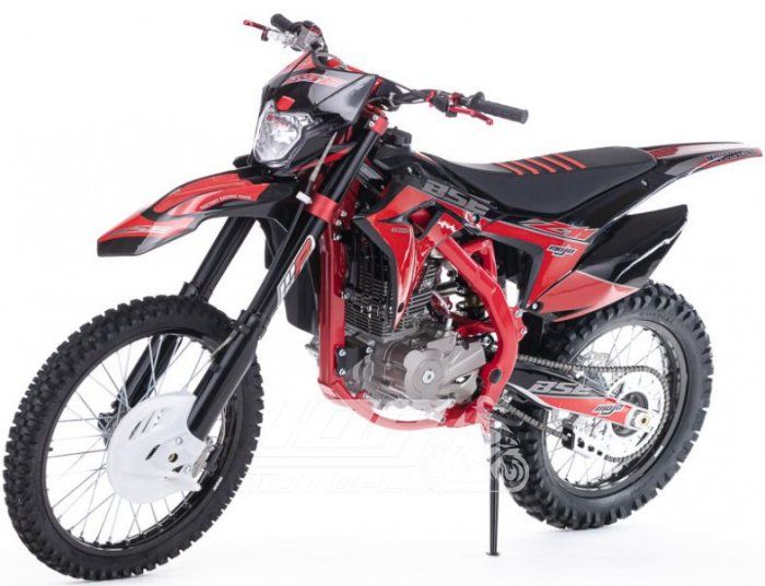 Мотоцикл BSE J11 ENDURO, Чорно-червоний