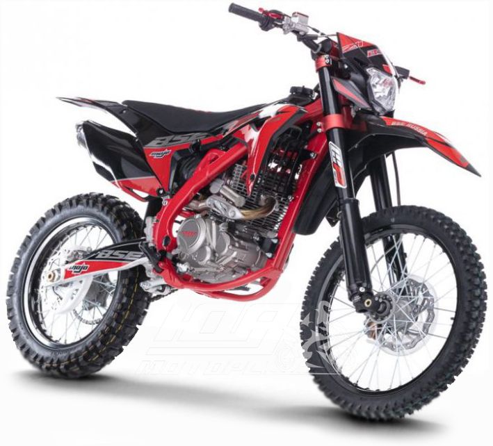 Мотоцикл BSE J11 ENDURO, Черно-красный