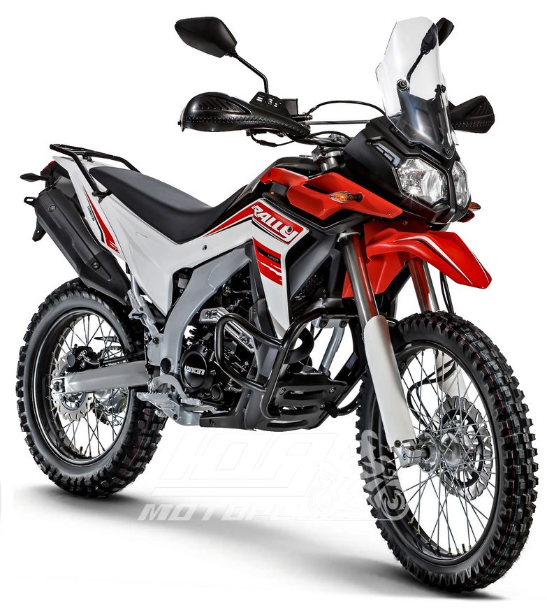Мотоцикл LONCIN LX300GY-A DS2 PRO, Червоно-білий