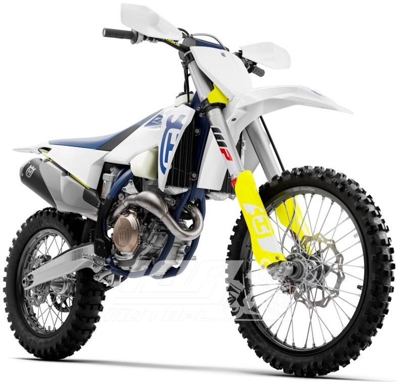 Мотоцикл HUSQVARNA FX 450, Білий із синьо-жовтим