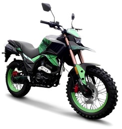 Мотоцикл TEKKEN 250 Dual Sport шины (Зеленый)
