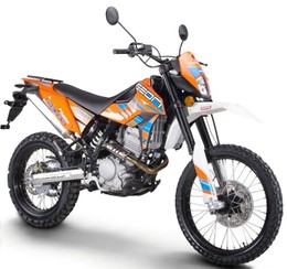 Мотоцикл GEON Dakar 250 TwinCam (Enduro), Оранжевый