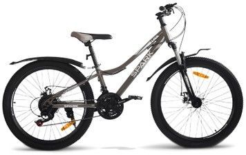 Велосипед SPARK LINK (колеса - 24", алюминиевая рама - 11"), Серый