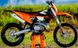 Мотоцикл KTM 250 EXC TPI, Оранжево-черный