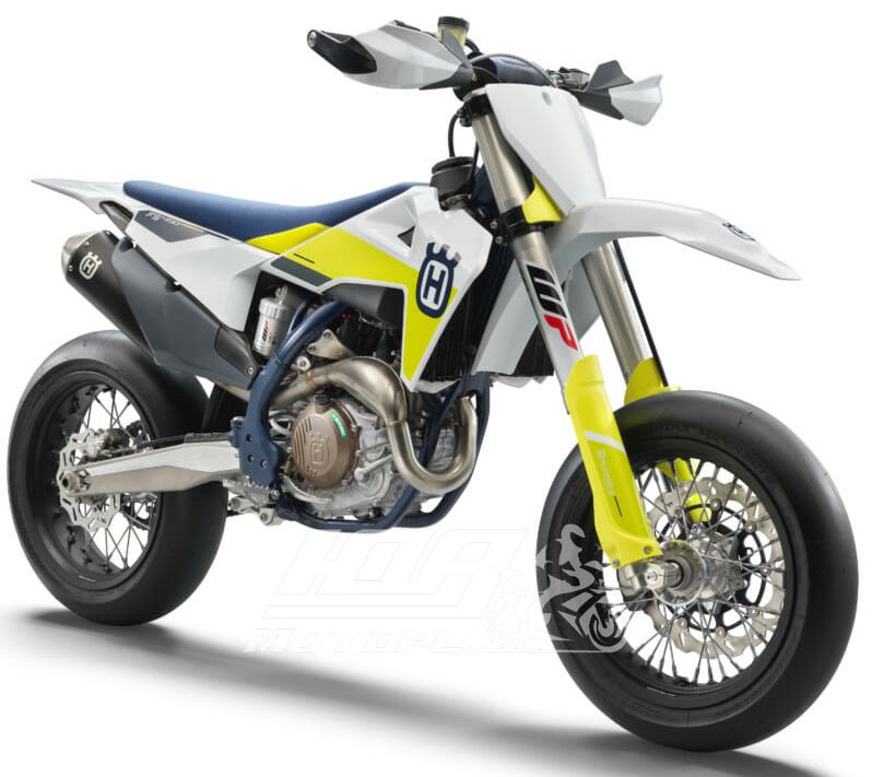 Мотоцикл HUSQVARNA FS 450, Білий із синьо-жовтим