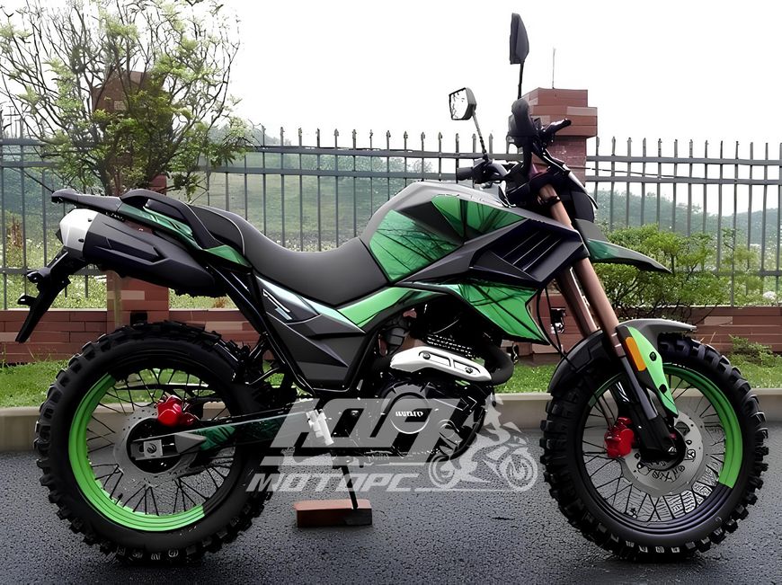 Мотоцикл TEKKEN 250 Крос-шини (Графітово-зелений)
