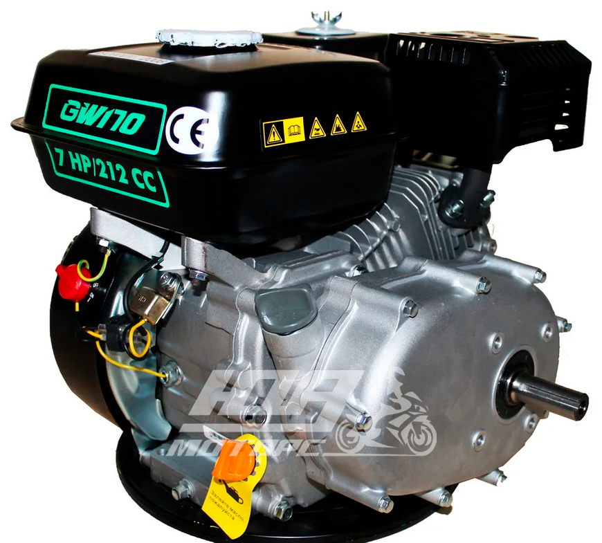 Двигун GrunWelt GW170F-S (CL) (Під шпонку Ø 20 мм)