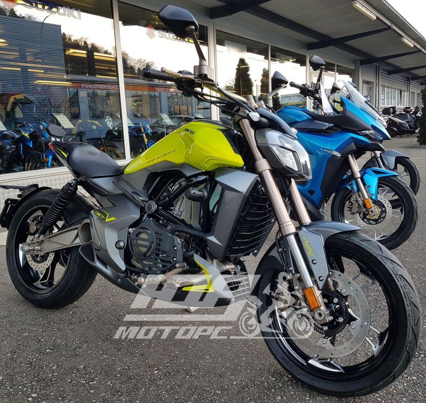 Мотоцикл ZONTES ZT310-V, Чорний з жовтим