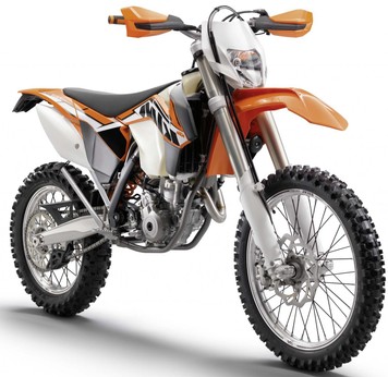 Мотоцикл KTM 250 EXC-F, Черный с бело-оранжевый