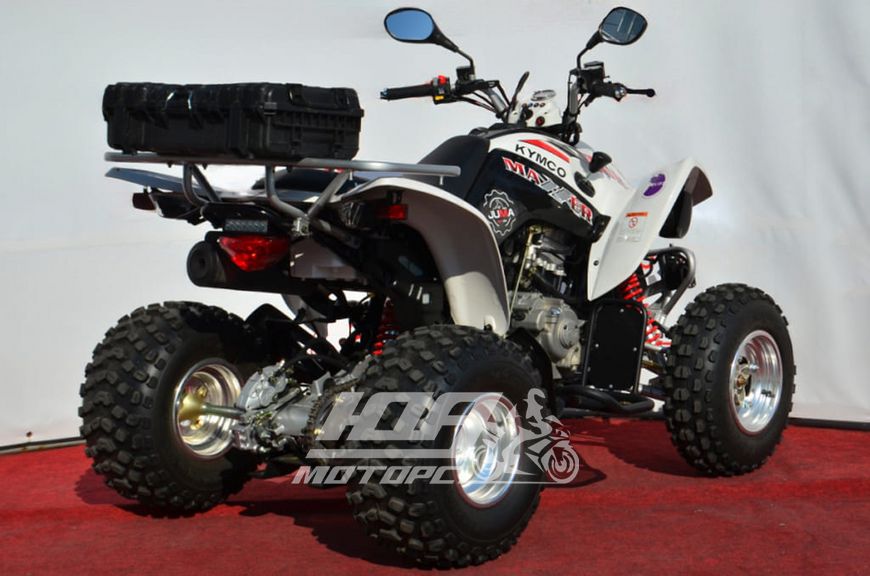 Квадроцикл Kymco Maxxer 300, Біло-червоно-чорний