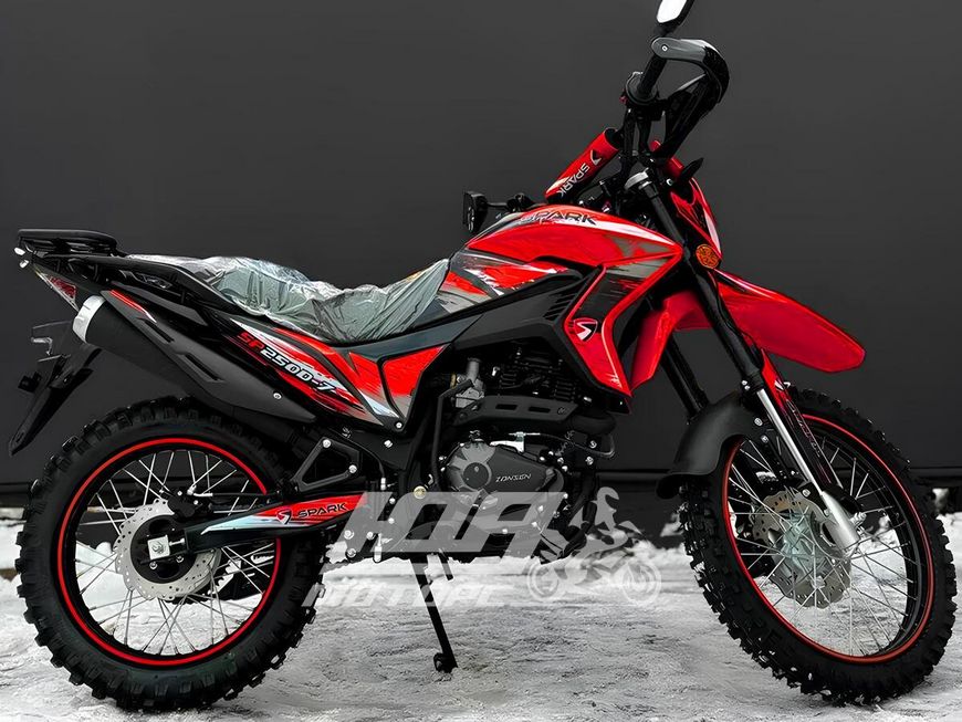 Мотоцикл SPARK SP250D-7, Черный с красным