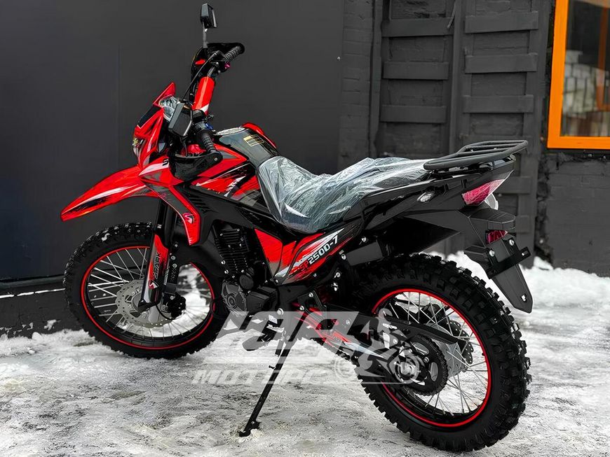 Мотоцикл SPARK SP250D-7, Чорний з червоним