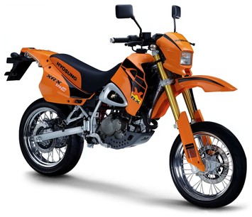 Мотоцикл HYOSUNG RX125SM, Оранжевый