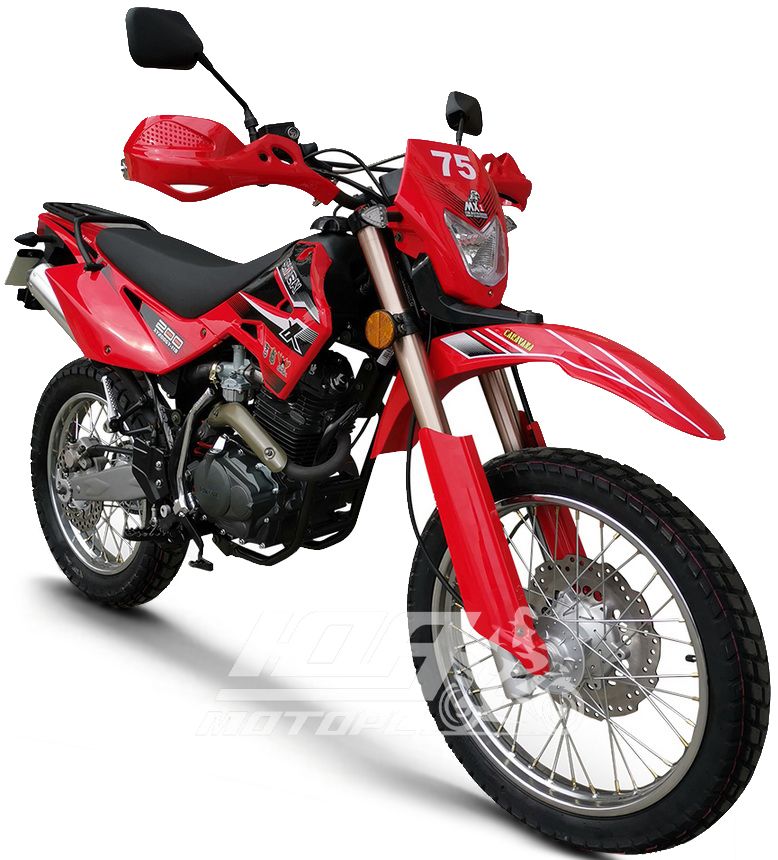 Мотоцикл SHINERAY XY200GY-11B LIGHT ENDURO (2020 г.), Червоний
