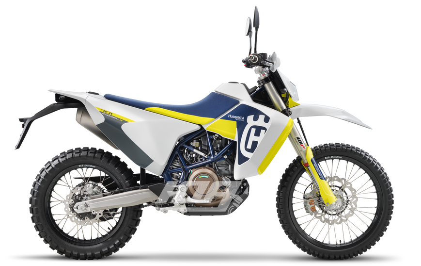 Мотоцикл HUSQVARNA 701 ENDURO 2020Г LR, Белый с сине-желтым