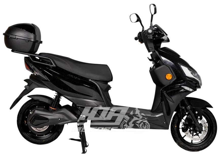 Электроскутер ATLAS Eagle 2000W Box, Черный