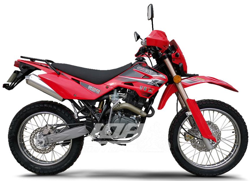 Мотоцикл SHINERAY XY200GY-11B LIGHT ENDURO 2020, Красный