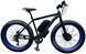 Электровелосипед E-MOTION FATBIKE GT FRONT, Черно-синий
