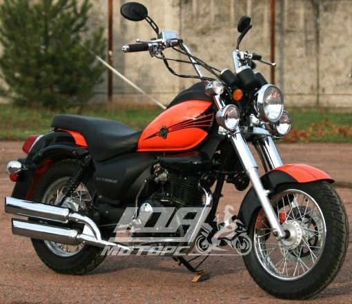 Мотоцикл SKYBIKE TC-200, Чорно-жовтогарячий